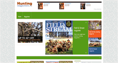 Desktop Screenshot of hunting-magazines.com